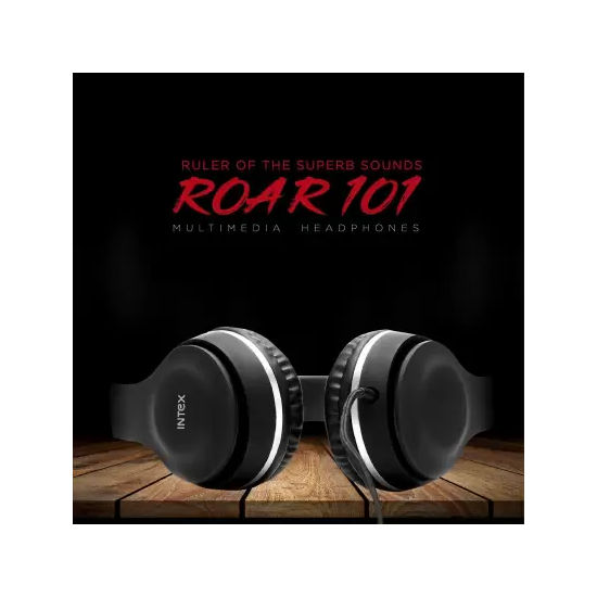 ყურსასმენი INTEX ROAR 101 HEADSET BLACKiMart.ge