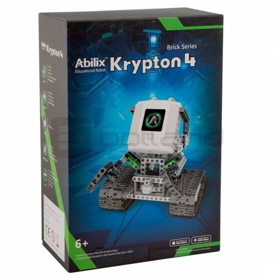 რობოტი Abilix Dron/ Abilix Krypton 4  robot Components:914. Battery: Luthiem Battery Screen: YES,Big Motor 1. Small Motor: 3. LED: 1. Speaker: 2  WIFI,  , Built-in Wifi H. Controller: BrainiMart.ge