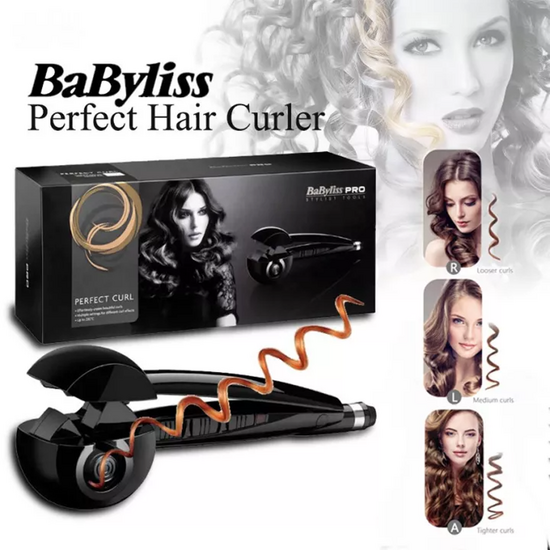 პროფესიონალური თმის სახვევი კერამიკული დაფარვით BABYLISS PERFECT CURL (190°C, 210°C და 230°C)iMart.ge