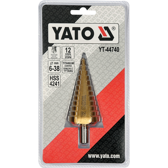 საბურღი თავი (კონუსური) YATO YT44740 (6-38 მმ)iMart.ge