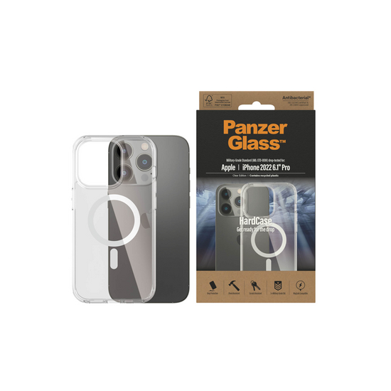 მობილური ტელეფონის ქეისი PANZERGLASS MOBILE PHONE CASE iPHONE 14 PRO MAGSAFE HARDCASE CLEAR (0410)iMart.ge