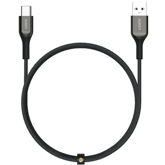 USB კაბელი AUKEY KEVLAR CB-AKC1 USB A TO USB C QUICK CHARGE 3.0 CABLE 1.2MiMart.ge