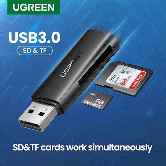 ბარათის წამკითხველი UGREEN CM264 (60722) USB3.0iMart.ge