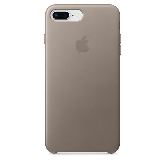 მობილურის ქეისი Apple iPhone 8 Plus / 7 Plus Leather Case - TaupeiMart.ge