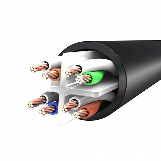 ქსელის კაბელი VENTION IBEBN CAT.6 UTP PATCH CABLE 15M BLACKiMart.ge