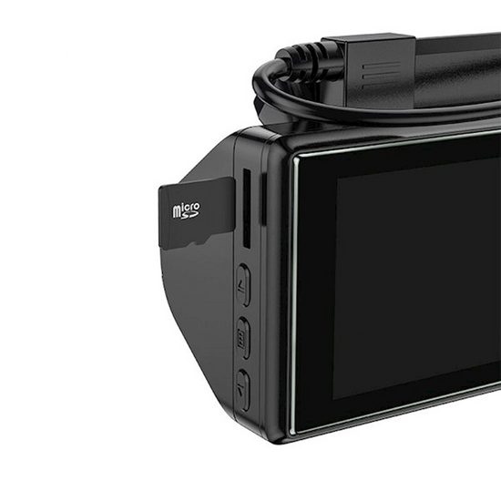 მანქანის ვიდეო რეგისტრატორი HOCO DI07 DRIVING RECORDER (5MP, 32G) BLACKiMart.ge