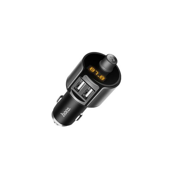FM მოდულატორი HOCO E19 SMART VEHICLE MOUNTED BLUETOOTH FM LAUNCHER (2 x USB-A) GREYiMart.ge