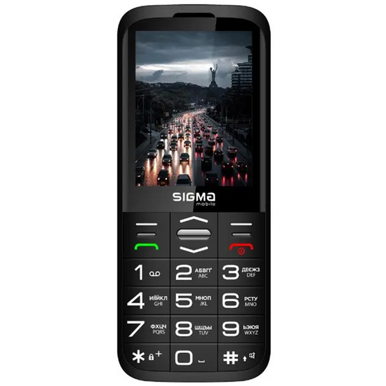 მობილური ტელეფონი SIGMA COMFORT 50 CF212 (2.8", 320×240) GRACE BLACKiMart.ge
