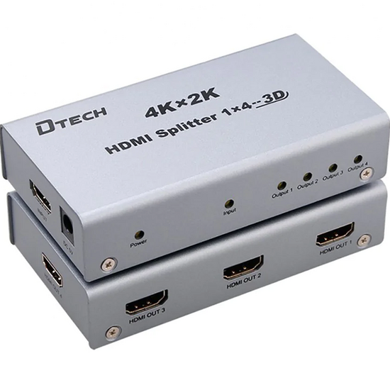 HDMI გადამყვანი 1 TO 4 DTECH DT-7144 4KiMart.ge
