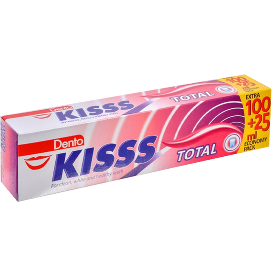 კბილის პასტა მათეთრებელი ASTERA DENTO KISS TOTAL (125ML)iMart.ge