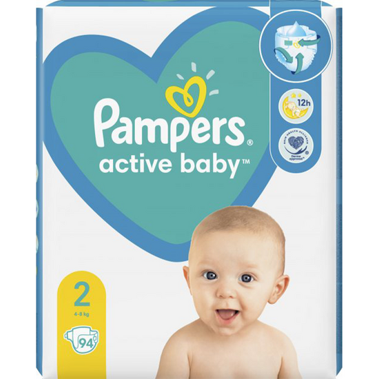 PAMPERS ბავშვის საფენი ACTIVE BABY ზომა 2 (4-8კგ)iMart.ge