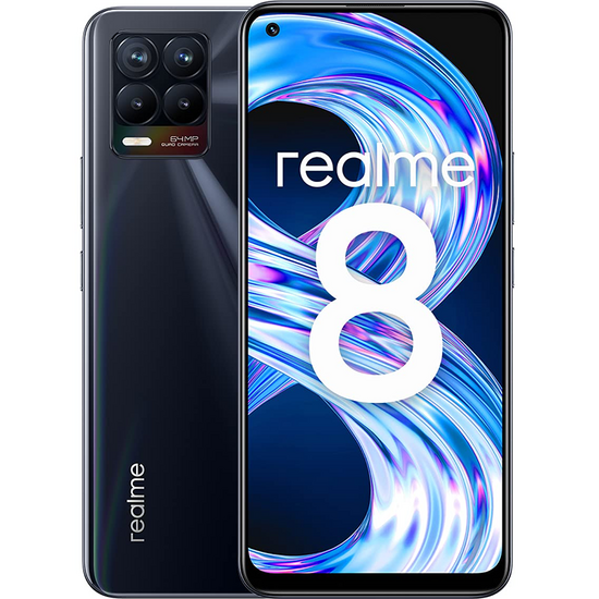 მობილური ტელეფონი REALME 8 (6GB/128GB) BLACKiMart.ge