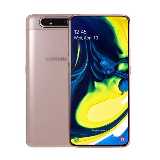 მობილური ტელეფონი SAMSUNG GALAXY A80 (A805FD) 128GB GOLDiMart.ge
