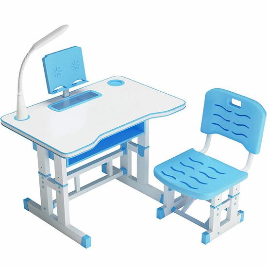 საბავშვო სკამი და მაგიდა განათებით K-1O (70×46×60 სმ) BLUEiMart.ge