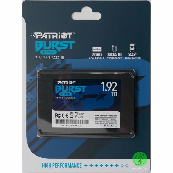 მყარი დისკი PATRIOT PC COMPONENTS SSD SATA2.5" 1.92 TB BURST E PBE192TS25SSDR PATRIOTiMart.ge