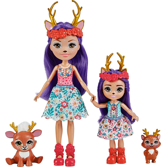 სათამაშო თოჯინა ENCHANTIMALS DANESSA DEER DOLL + LITTLE SISTERiMart.ge