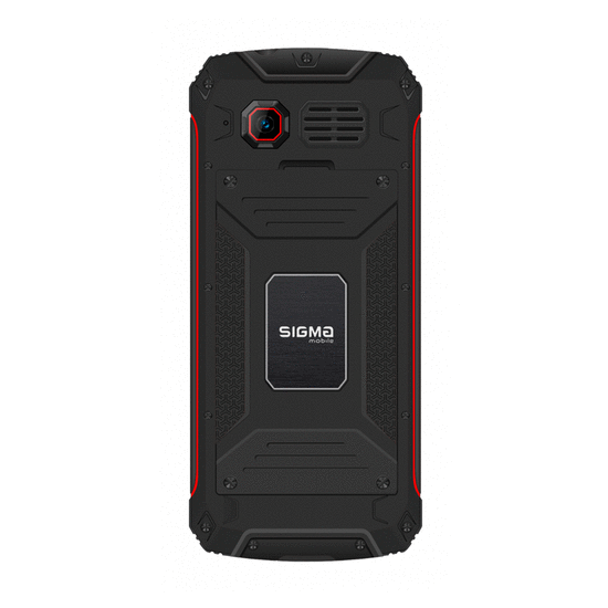 მობილური ტელეფონი SIGMA MOBILE X-TREME  PR68 BLACK-REDiMart.ge