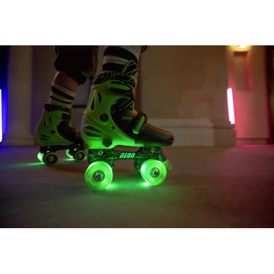 საბავშვო როლიკები 2 IN 1 NEON COMBO SKATES NT10G4 (34-37) GREENiMart.ge