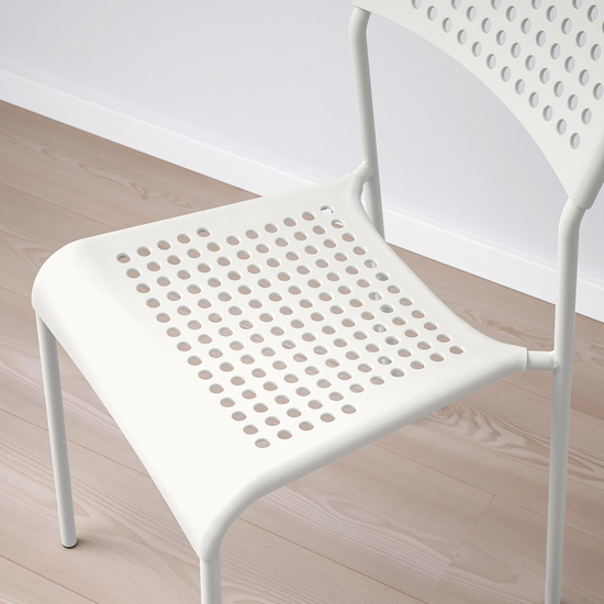 პლასტმასის სკამი IKEA ADDE (39X47X77 სმ) WHITEiMart.ge
