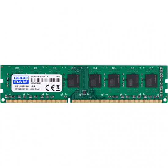 ოპერატიული მეხსიერება GOODRAM GR1600D364L11/8G DDR3 DIMM 8GB 1600MHZ CL11 DIMMiMart.ge
