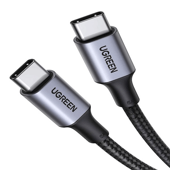 USB კაბელი UGREEN US316 (70428), TYPE-C TO TYPE-C, USB-C TO USB-C, 1.5M, BLACKiMart.ge