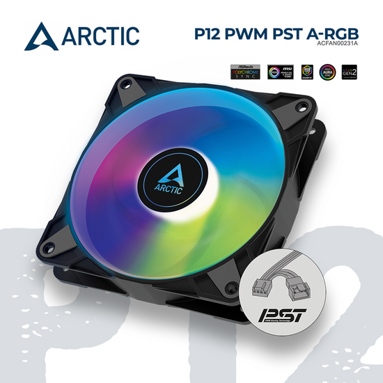 ქულერი ARCTIC P12 PWM PST A-RGB (ACFAN00231A)iMart.ge