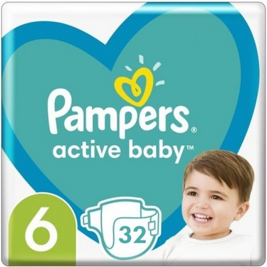 ბავშვის საფენი PAMPERS ACTIVE BABY ზომა 6 (13-18 კგ)iMart.ge