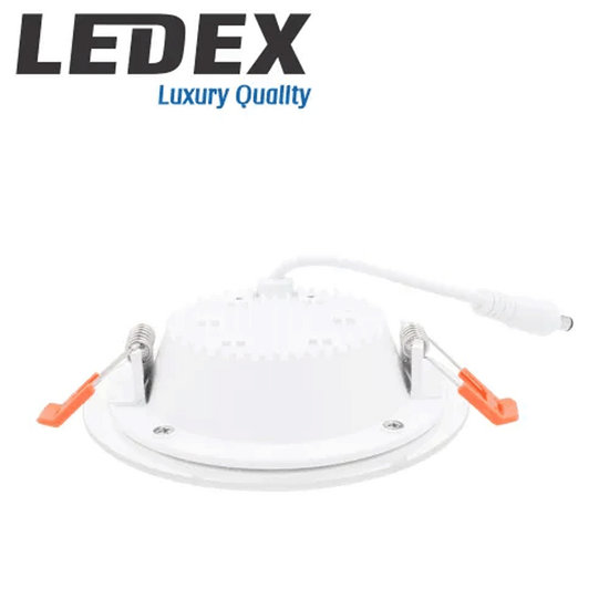 შეკიდული ჭერის LED პანელური სანათი LEDEX LED GLASS DOWN LIGHT (ROUND) 12W 3000KiMart.ge