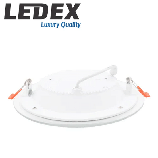 შეკიდული ჭერის LED პანელური სანათი LEDEX LED GLASS DOWN LIGHT (ROUND) 18W 3000KiMart.ge