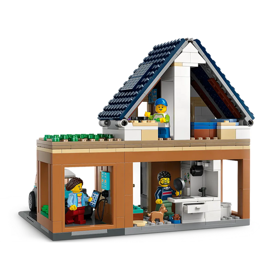 ლეგო LEGO FAMILY HOUSE AND ELECTRIC CAR 60398iMart.ge