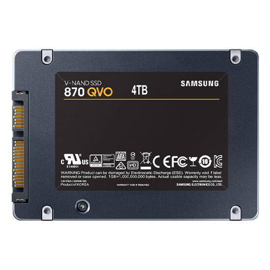 გარე მყარი დისკი SAMSUNG SSD 870 QVO 4 TB SSD MZ-77Q4T0BWiMart.ge
