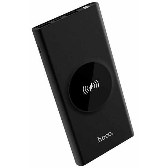 პორტატული დამტენი  HOCO J37 Wisdom wireless charging mobile power bank(10000mAh)  blackiMart.ge