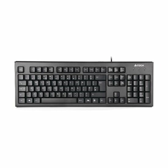 კლავიატურა A4Tech KM-720 - Natural ergonomic keyboard USB (Black) - (US+RUSSIAN)iMart.ge
