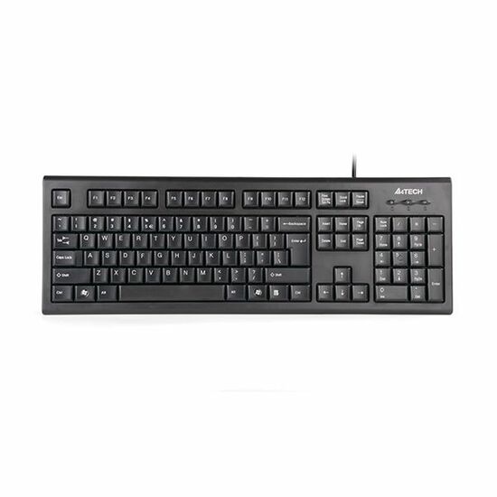 კლავიატურა A4Tech KR-85, Comfort Keyboard USB (Black) (US+RUSSIAN)iMart.ge