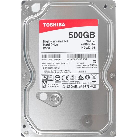 მყარი დისკი TOSHIBA P300 500GB 3.5 (HDWD105UZSVA)iMart.ge