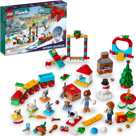 წინა საახალწყო სასაჩუქრე სათამაშოების ნაკრები LEGO FRIENDS ADVENT CALENDAR (41758)iMart.ge