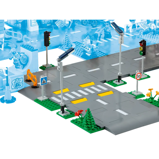 საგზაო ფირფიტები LEGO ROAD PLATES (60304)iMart.ge