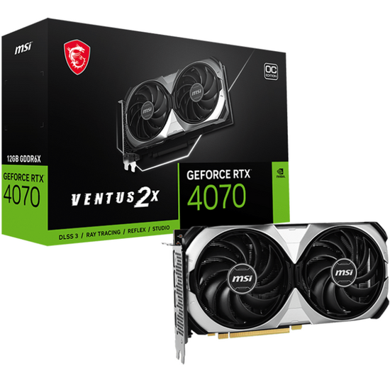 ვიდეო დაფა MSI GEFORCE RTX 4070 VENTUS 2X 12G OCiMart.ge