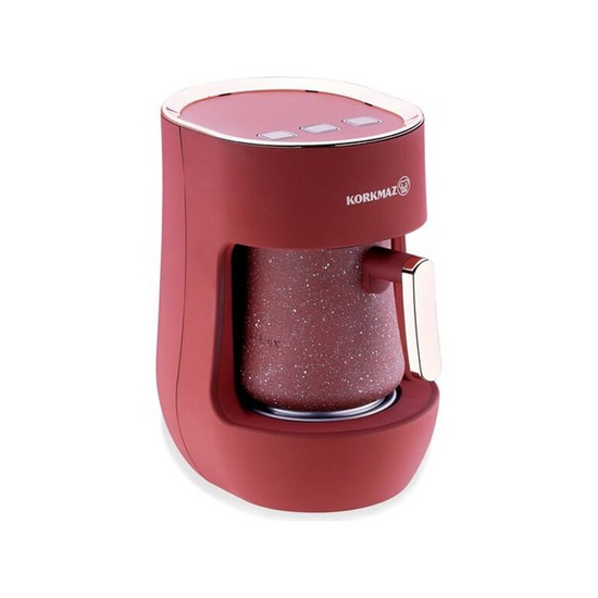 ყავის აპარატი KORKMAZ A865-01 OTANTIK COFFEE MAKER CLARET RED (700 W)iMart.ge