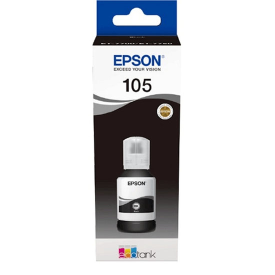 კარტრიჯი EPSON 105 C13T00Q140 ORIGINAL EPSON ECOTANK INK BOTTLE L7180 140 ML PIGMENT BLACKiMart.ge