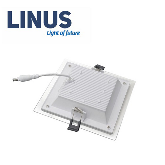 შეკიდული ჭერის LED პანელური სანათი LINUS LED GLASS DOWN LIGHT (12 W, 6500K)iMart.ge
