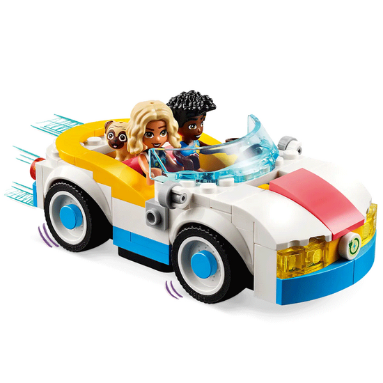 კონსტრუქტორი LEGO FRIENDS ELECTRIC CAR AND CHARGERiMart.ge
