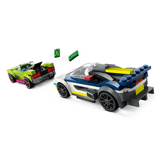 კონსტრუქტორი LEGO CITY POLICE CAR AND MUSCLE CAR CHASEiMart.ge