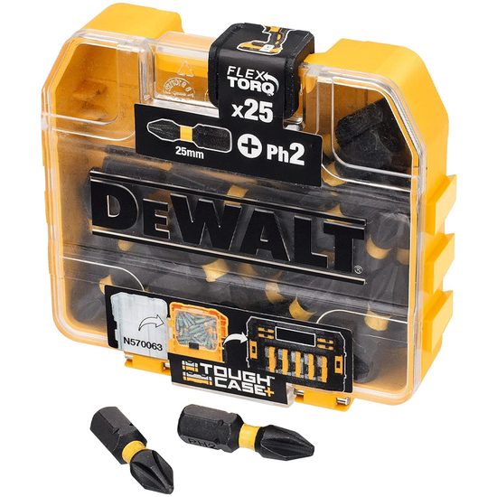 სახრახნისის საცვლელი პირის ნაკრები DEWALT DT70586T-QZ (25 PCS)iMart.ge