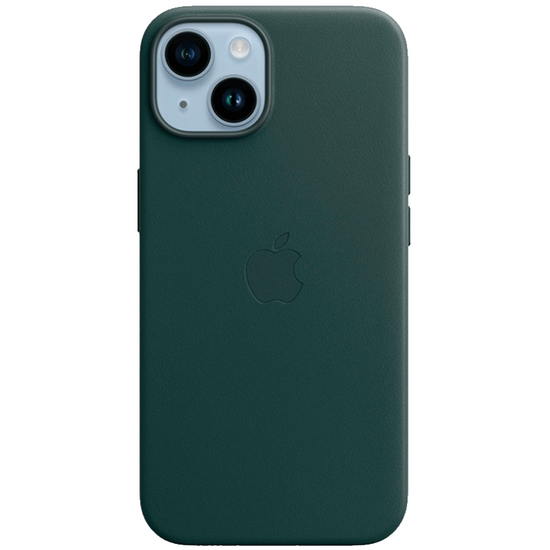 მობილური ტელეფონის ქეისი APPLE LEATHER CASE WITH MAGSAFE FOR IPHONE 14 MPP53 FOREST GREENiMart.ge