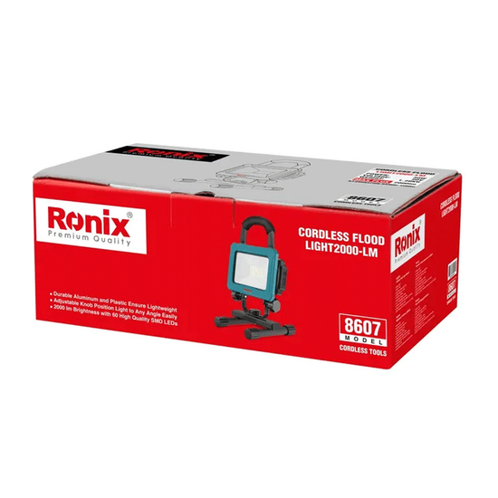 უსადენო პროჟექტორი RONIX 8607 (20V, 150-200 ლუმენი)iMart.ge