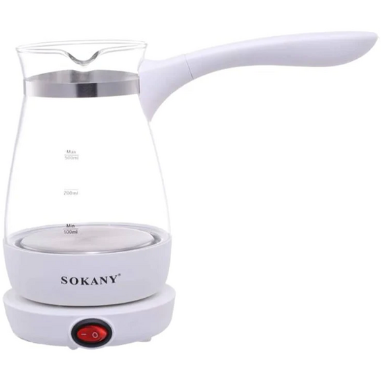 ელექტრო ყავის მადუღარა SOKANY SK-607 (600 W, 0.5 L)iMart.ge