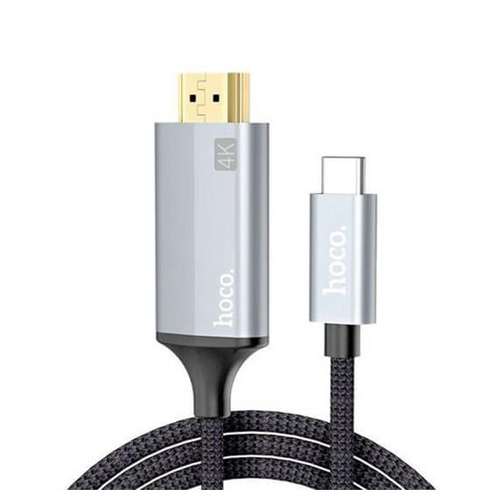 კაბელი HOCO UA13 HDMI CABLE ADAPTER (L=1.8M) GRAY 6957531080640iMart.ge
