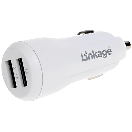 მანქანის USB დამტენი LINKAGE LKC-19 (10 W) BLACKiMart.ge