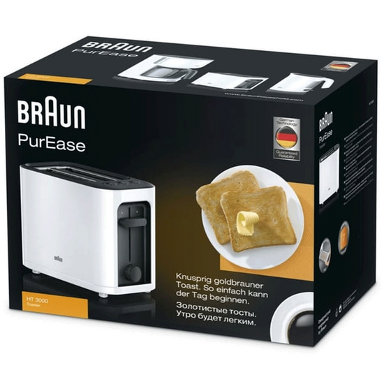ტოსტერი BRAUN HT3000WH (1000 W)iMart.ge